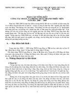 Bài giảng Báo cáo CT ĐOÀN và PTTTN với SV TT