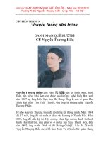 Gián án H.Đ. N.G  Lớp 8  -  HAY.