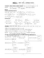 Gián án CHUYÊN ĐỀ LTĐH ĐẦY ĐỦ 2011