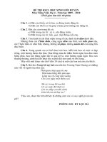 Bài giảng Đề& ĐA- HSG huyện- Môn TV- L4