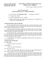 Gián án Bản kiểm điểm HK 1