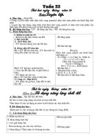 Tài liệu giao an lop 5 tuán 21, 22,23