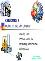 Quản trị tài sản cố định