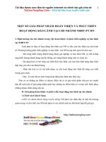 MỘT SỐ GIẢI PHÁP NHẰM HOÀN THIỆN VÀ PHÁT TRIỂN HOẠT ĐỘNG BẢO LÃNH TẠI CHI NHÁNH NHĐT-PT HN