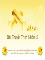 Vai trò của nhà nước đối với hệ thống tài chính theo quan điểm đề cao vai trò kinh tế thị trường 