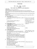 Bài giảng GA 2  TUAN 22 - CKT - KNS- 3 COT