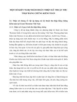 MỘT SỐ KIẾN NGHỊ NHẰM HOÀN THIỆN KỸ THUẬT THU THẬP BẰNG CHỨNG KIỂM TOÁN