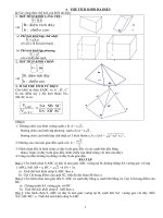 Tài liệu tong hop hinh hoc khong gian 12