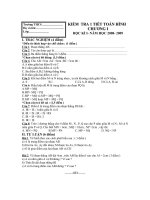 Bài giảng kt 1 tiết toán hình 6 - hkI