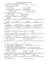 Gián án đề thi thủ đại học môn hóa năm 2010