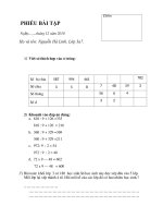 Bài giảng phieu bai tap lop 3