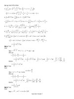 Tài liệu BT nguyên hàm