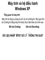 Bài giảng nhập môn Tin học cơ sở