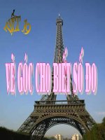 hình 6. vẽ góc cho biết số đo