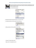 Đặt mật khẩu và xóa mật khẩu trong Word.