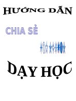HƯỚNG DẪN CHIA SẺ TÀI NGUYÊN DẠY HỌC