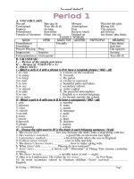 Bồi dưỡng HS - khối 9(period 1-unit 1)