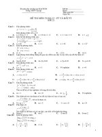 De Trac Nghiem 12 - de 2