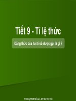 Tỉ lệ thức - (đã sửa lỗi)