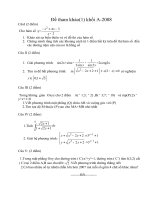 ĐỀ THAM KHẢO (1)-KHỐI A -2008