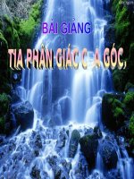 Tia phan giac cua 1 goc