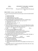 Đề thi thử đại học môn hóa học - đề 13