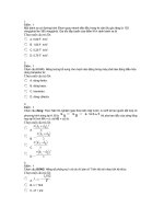 Đề thi thử Lý ĐH PB 2007 TTH