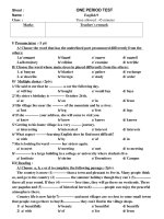 Đề ôn tập khối 9