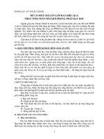 Chuyên đề: Để có một giờ dạy tốt