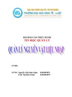 BÀI BÁO CÁO THỰC HÀNH2003