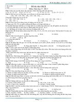 Kiểm tra HKII - Đề 3