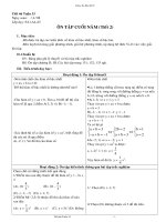 Đại số tiết 66