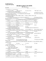 Đề kiểm tra tiết 77