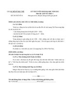 Đề thi thử đại học môn lịch sử - đề 2