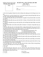 kiểm tra 1 tiết lí 9 (tiết 19-tuần 10)