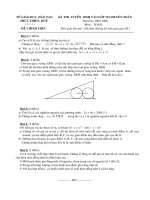 Chuyên toán QUỐC HỌC