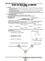 Giáo án chương I - Hóa 10 - Ban cơ bản