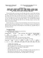 Phat huy tính tich cực của HS qua môn Toán