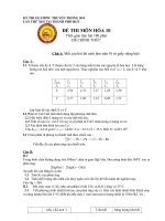 Đề thi 30/4-Huế