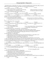 100 BÀI TẬP TN VẬT LÍ 10 NC (KÌ 2)