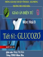 Tiết 61- Glucozơ