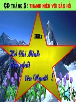 Chủ đề tháng 5: Kỉ niệm sinh nhật Bác