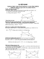 Khai thac bai toan bang cach tim them nhung ket luan  cua bai toan