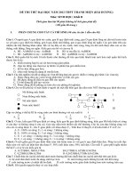 Đề thi thử đại học môn sinh học - đề 17