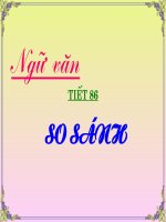 Tiet 86 - So sanh