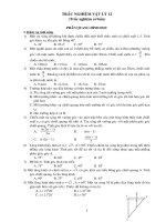 Trắc nghiệm ôn tập Quang hình