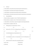 20 câu trắc nghiệm amin