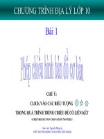 BÀI 1: PHÉP CHIẾU ĐỒ CƠ BẢN