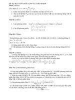 ĐỀ DỰ BỊ KHỐI A-2007(BỘ GD&ĐT)