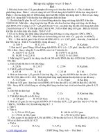 BTập hóa vô cơ 11